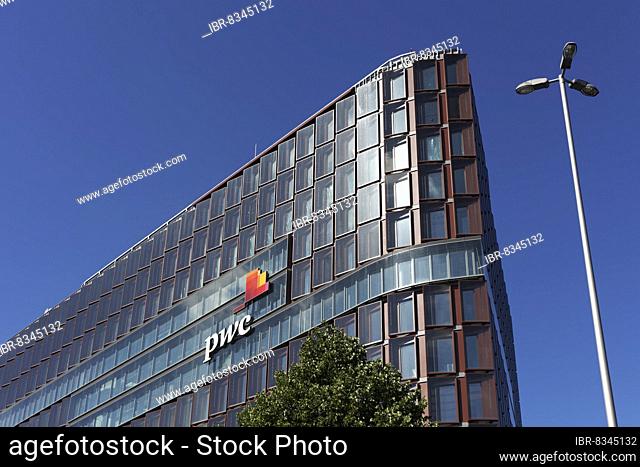 PricewaterhouseCoopers AG, PWC, Düsseldorf branch, Eclipse office tower, HPP Architekten, North Rhine-Westphalia, Germany, Europe