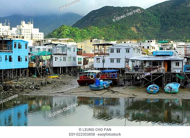 Tai O fishing village in Hong Kong