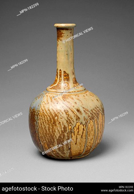 Vase soliflore. Maker: Jean-Joseph Carriès (French, 1855-1894); Date: ca. 1889-94; Culture: French, Saint-Amand-en-Puisaye; Medium: Glazed stoneware;...