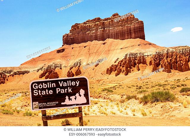 Wild Horse Butte Goblin Valley State Park Rock Canyon San Rafael Desert Utah USA Southwest