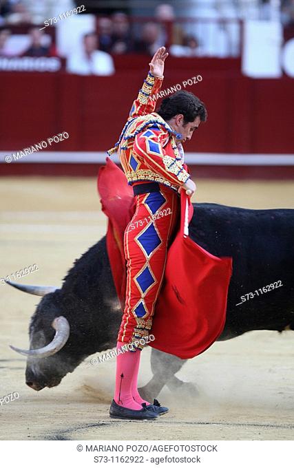 Bullfight in La Malagueta, Málaga, Andalusia, Spain