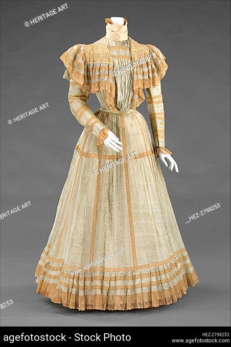 Afternoon dress, French, ca. 1900. Creator: Jeanne Hallee