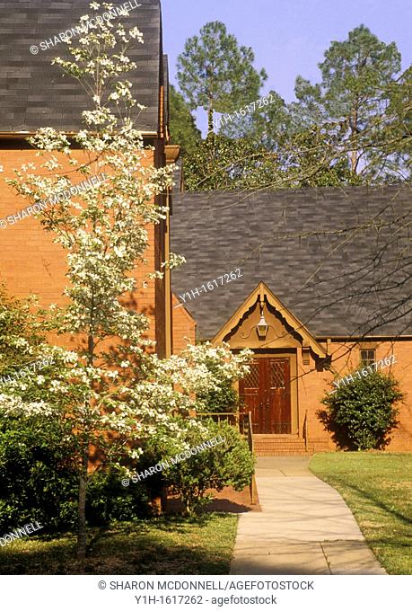 Calvary Episcopal church, Red clay bricks, Americus GA