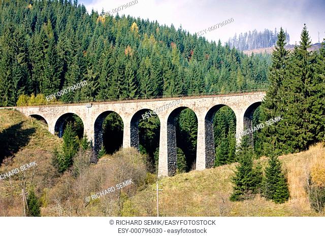 railway viaduct near Telgart, Slovakia