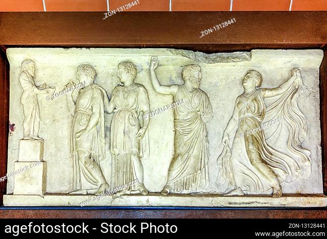 Dionysiac Marble Reliefs, Herculaneum Campania, Italy