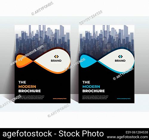The Modern Brochure Catalog Cover Design Template Adept to the flyer, catalog, magazine, cover, booklet, presentation, website, banner, etc. Project