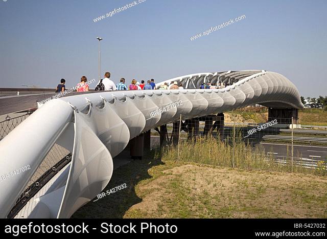 Pedestrian bridge, International Horticultural Show Floriade 2012, Venlo, Limburg, Netherlands