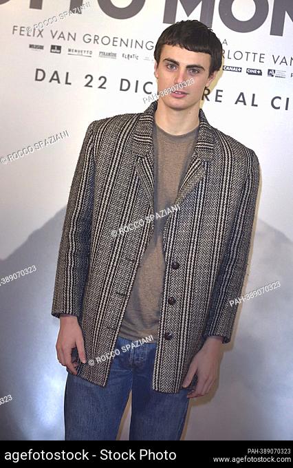 Andrea Palma attends “Le Otto Montagne” Photocall at The Space Moderno Cinema on December 19, 2022 in Rome, Italy. - Rome/Italien