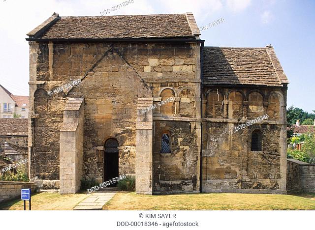 Great Britain, England, West Country, Wiltshire, Saxon church of St Laurence built in the late eighth century