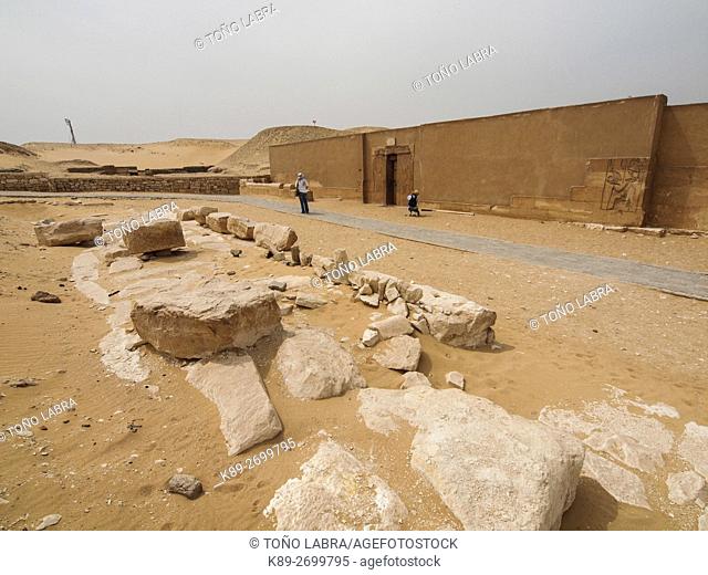 Mastaba of Merereuka. VI Dynasty. Archeological remains. Saqqara necropolis. Egypt
