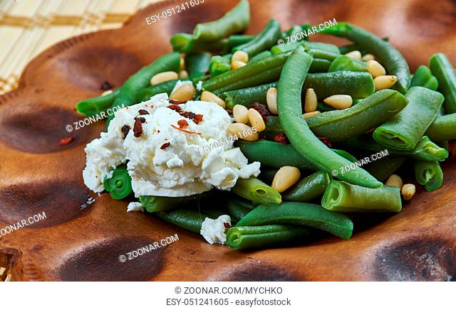 Algerian Green Beans, Maghreb African cuisine