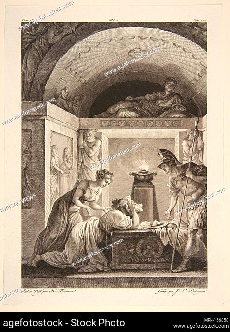 La Matrone d'Ephese, from Contes et nouvelles en vers par Jean de La Fontaine. A Paris, de l'imprimerie de P. Didot, l'an III de la République, 1795