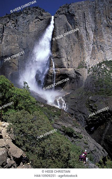 Yosemite Falls, Yosemite, N.P., California, USA, United States, America, Yosemite Falls, Waterfall, Yosemite, National Park, Yosemite Valley, Sierra Nevada