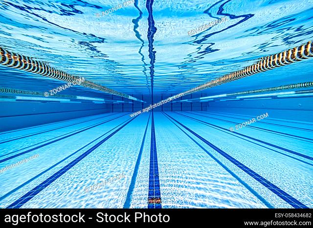 Olympic Swimming pool underwater background