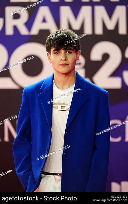 Joel Vidal attends the red carpet during the 24th Annual Latin GRAMMY Awards at FIBES on November 16, 2023 in Seville, Spain