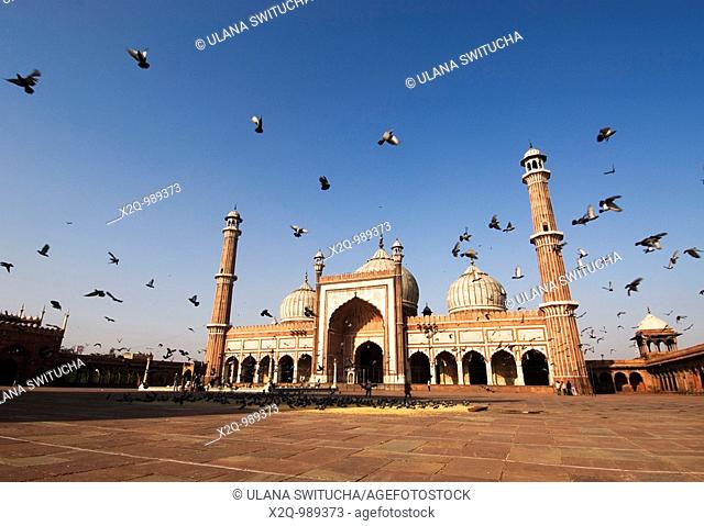 Jama Masjid Mosque Old Delhi India