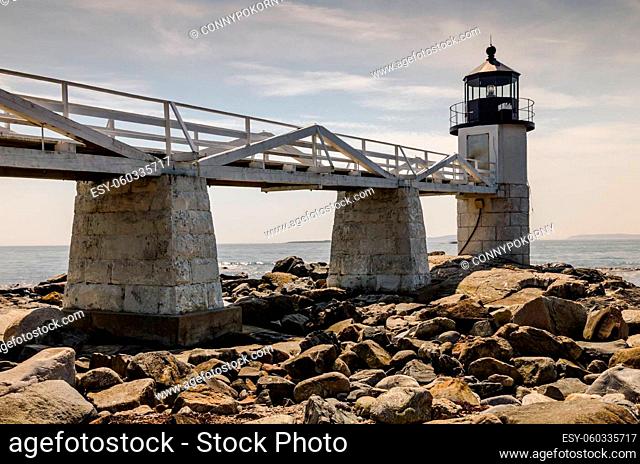 Marshall Point Lighthouse, Port Clyde, Maine, USA