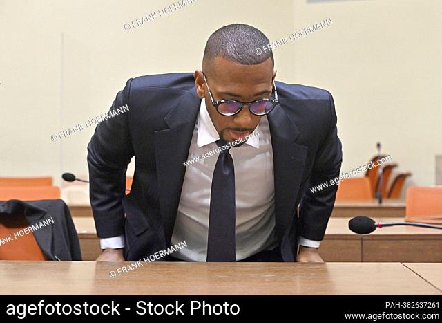 Jerome BOATENG in the courtroom. appeals process. Criminal proceedings against Jerome B. on suspicion of bodily harm (Caribbean?) on November 2nd