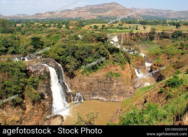 Blue Nile waterfalls, Bahar Dar, Ethiopia, Africa