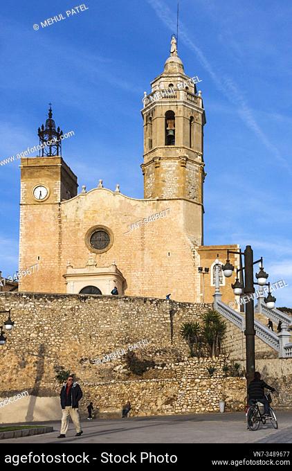 Sant Bartomeu i Santa Tecla church - Sitges, Catalonia, Spain