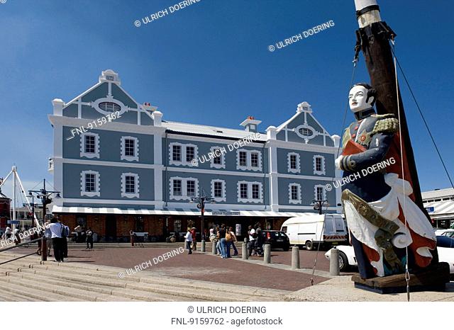 African Trading Post building on the Victoria and Alfred waterfront in Cape Town, South Africa