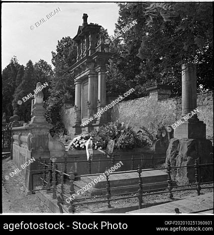 ***AUGUST 4, 1965 FILE PHOTO***Gregor Johann Mendel ""Father of Genetics"" died on 6 January 1884. He is buried in the Augustinian tomb in the Central Cemetery...