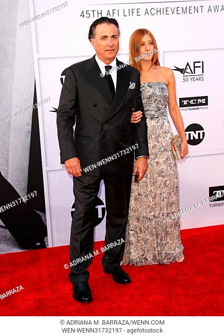 2017 AFI Life Achievement Award Gala Honoring Diane Keaton held at the Dolby Theatre - Arrivals Featuring: Andy Garcia, Daniella Garcia-Lorido Where: Los...