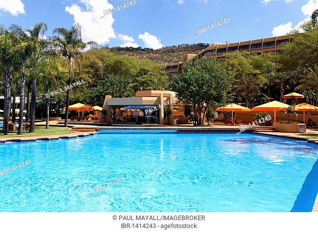 Cascades Hotel, swimming pool, Sun City, Northwest Province, South Africa