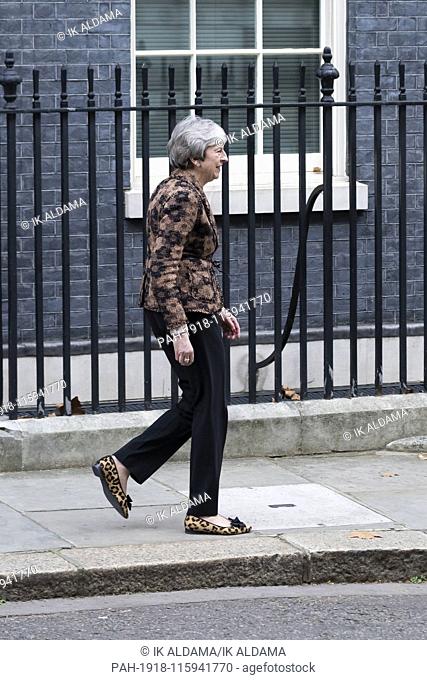PM Theresa May at 10 Downing Street. London, UK. 21/01/2019 | usage worldwide. - London/United Kingdom of Great Britain and Northern Ireland