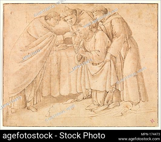 The Last Communion of Saint Jerome. Artist: Workshop of Botticelli (Alessandro di Mariano Filipepi) (Italian, Florence 1444/45-1510 Florence); Date: ca