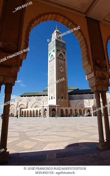 Great Mosque of Hassan II, Casablanca. Morocco