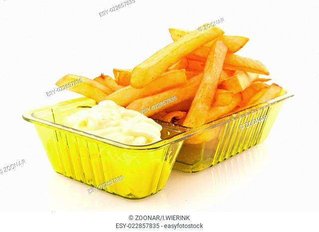 French fries with mayonaise