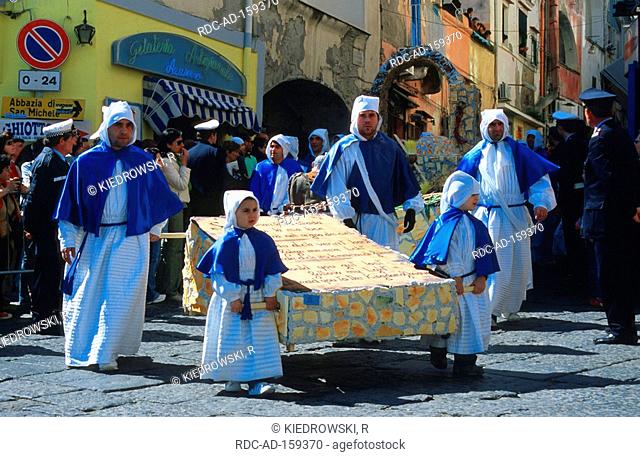 Good Friday procession Procida Campania Italy