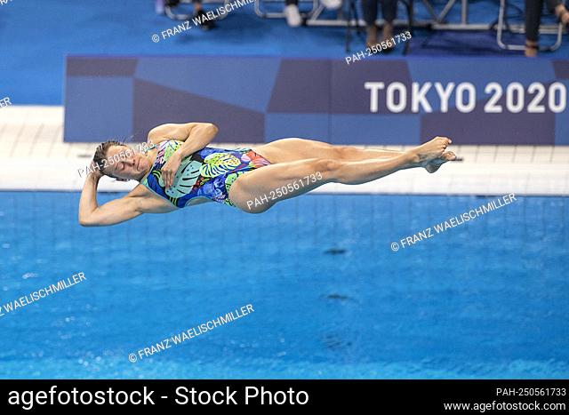 Tina PUNZEL (GER), in action, seventh place; Diving / women on 08/01/2021; Olympic Summer Games 2020, from 23.07. - 08.2021 in Tokyo / Japan