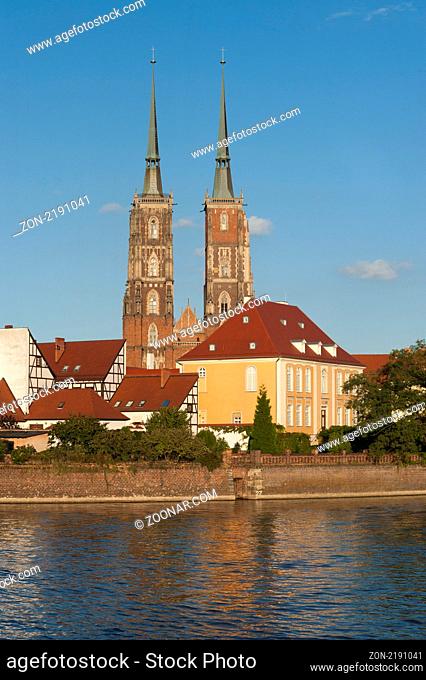 Breslauer Dom, Sw. Jana, Chrzciciela, Kathedrale, Breslau, Wroclaw, Niederschlesien, Polen