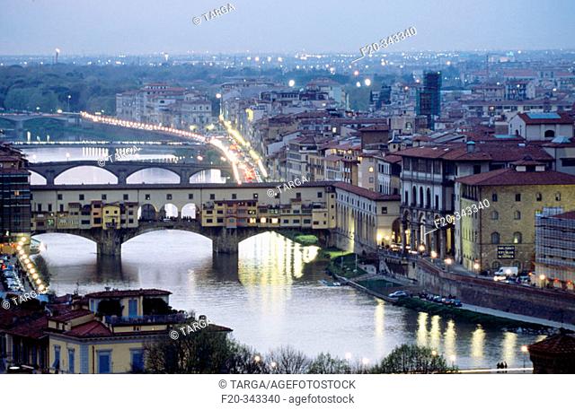 Ponte Vecchio. Florence. Tuscany, Italy