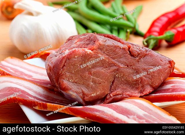 meat, meat dish, meat preparation