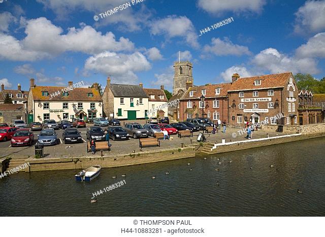 Quayside and River Frome, Wareham, Dorset, England