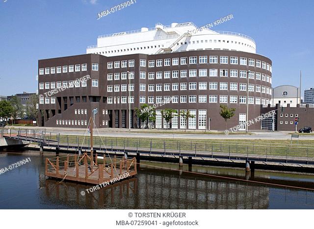 Alfred Wegener Institute for Polar Research at the museum harbour, Bremerhaven, Bremen, Germany, Europe