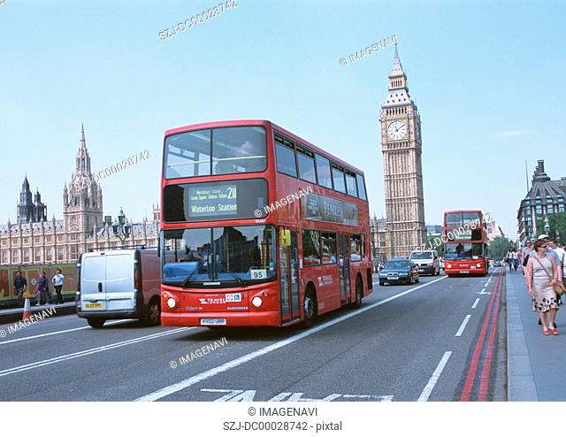 double-decker bus and Big Ben
