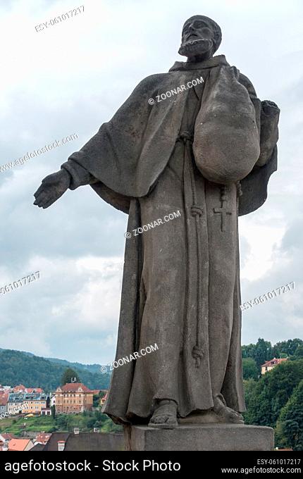 Statue in the State Castle and Chateau Complex of Cesky Krumlov
