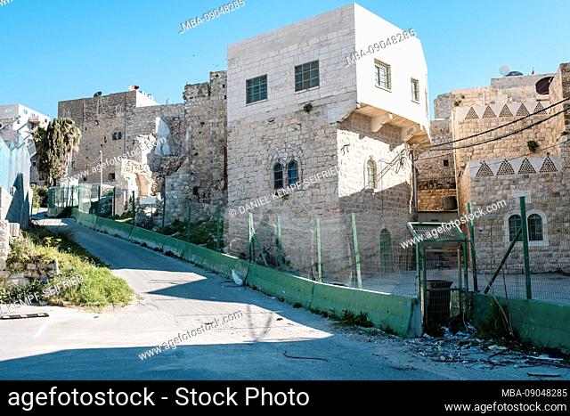 In the old town of Hebron, Palestine