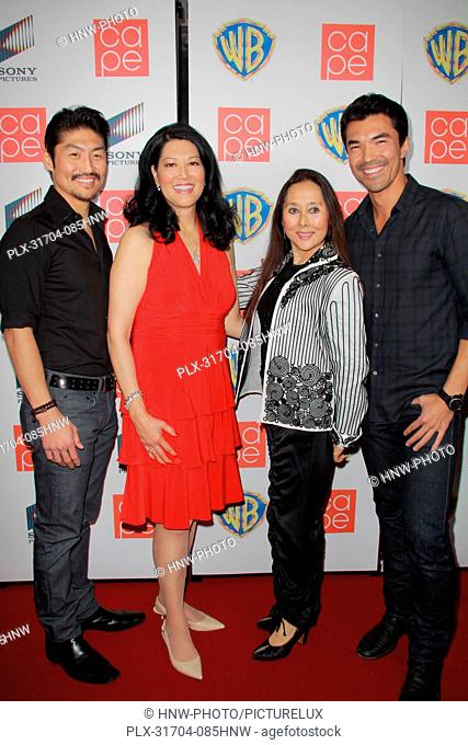 Brian Tee, Wenda Fong, Adele Yoshioka, Ian Anthony Dale 11/18/2012 2012 CAPE Celebrity Poker Tournament held at the W Hollywood Hotel in Hollywood
