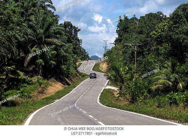Bau-Gumbang road, Sarawak, Malaysia