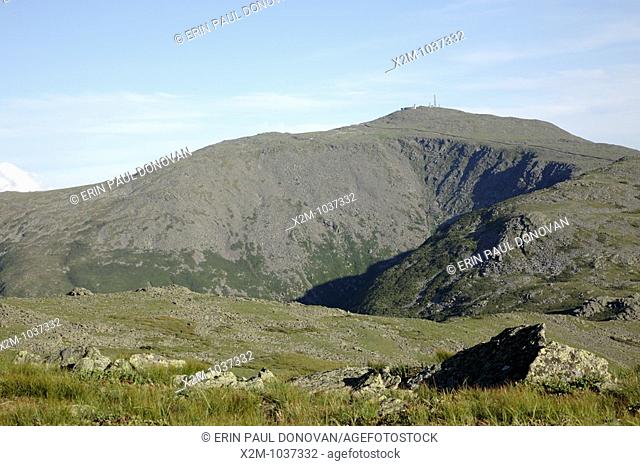 Appalachian Trail   Mount Washington from Caps Ridge Trail during the summer months  Located in the White Mountains, New Hampshire USA  Notes: Mount Washington...
