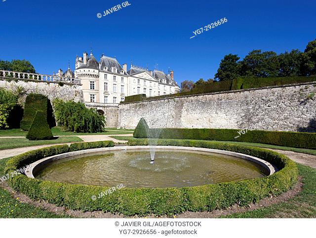 Castle of Le Lude, Sarthe, Pays de la Loire, France