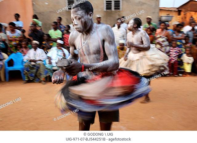 Gambada dancers in Ouidah