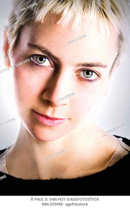 Young model female headshot
