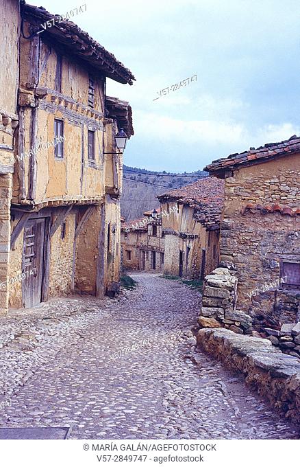 Real street. Calatañazor, Soria province, Castilla Leon, Spain