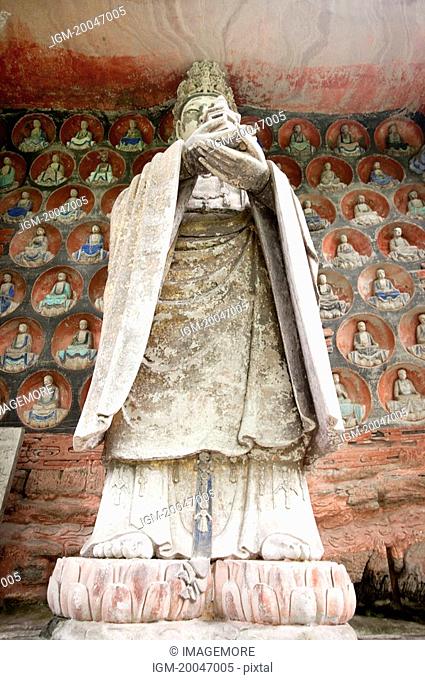 Three Saints of the Avatamsaka School, The Dazu Rock Carvings, Chongqing, China